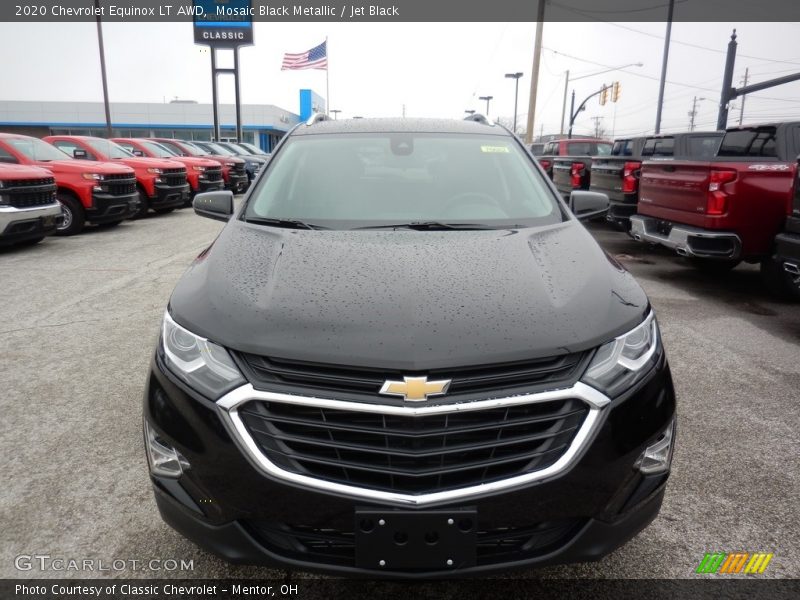 Mosaic Black Metallic / Jet Black 2020 Chevrolet Equinox LT AWD