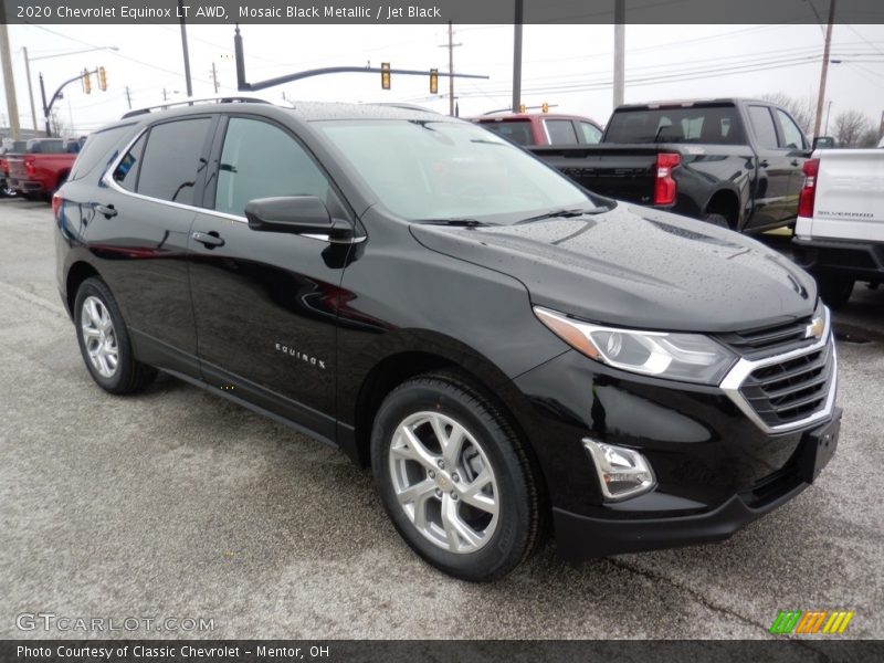 Mosaic Black Metallic / Jet Black 2020 Chevrolet Equinox LT AWD