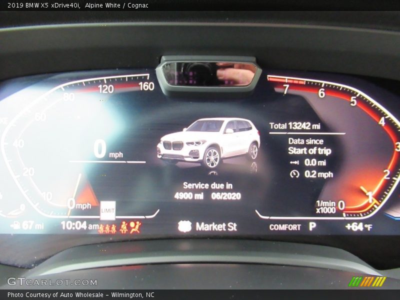 Alpine White / Cognac 2019 BMW X5 xDrive40i