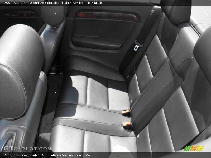 Light Silver Metallic / Black 2004 Audi A4 3.0 quattro Cabriolet