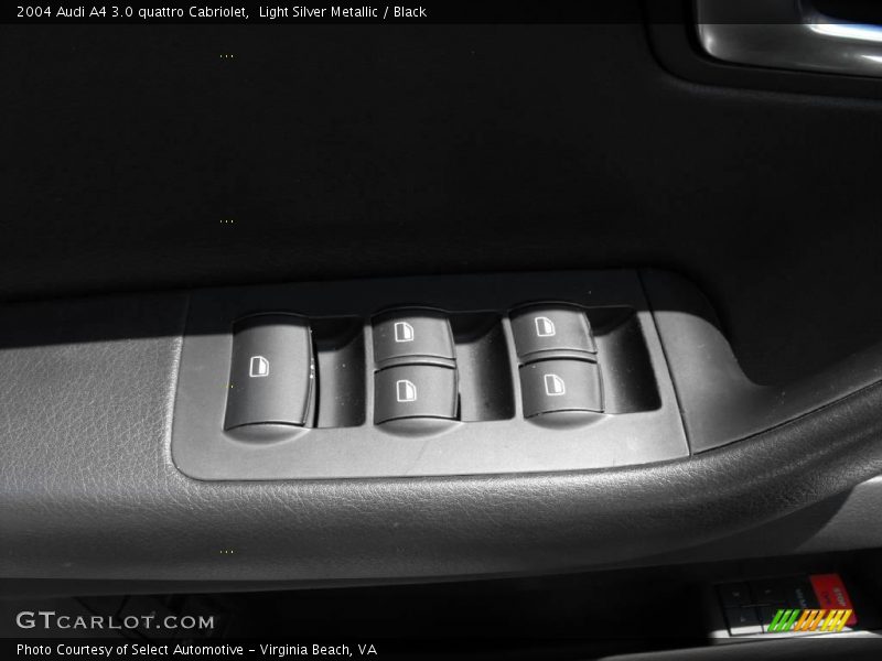 Light Silver Metallic / Black 2004 Audi A4 3.0 quattro Cabriolet