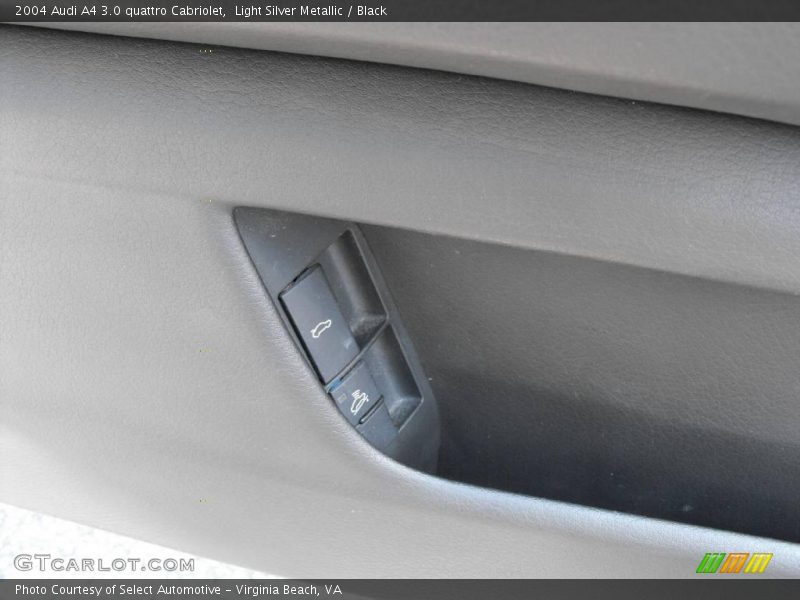 Light Silver Metallic / Black 2004 Audi A4 3.0 quattro Cabriolet