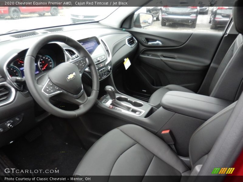 Front Seat of 2020 Equinox Premier AWD