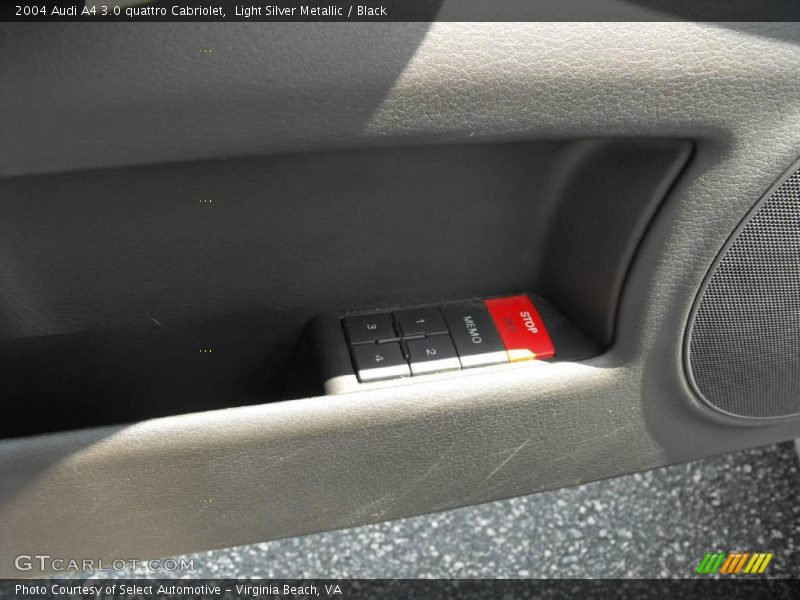Light Silver Metallic / Black 2004 Audi A4 3.0 quattro Cabriolet