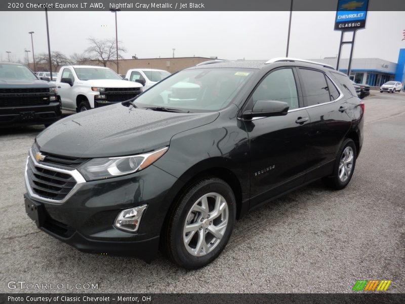 Nightfall Gray Metallic / Jet Black 2020 Chevrolet Equinox LT AWD