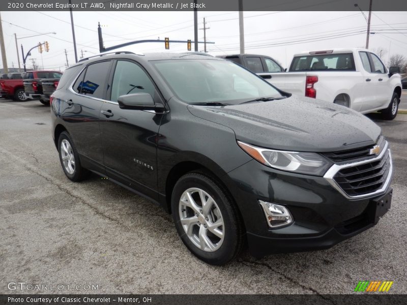 Nightfall Gray Metallic / Jet Black 2020 Chevrolet Equinox LT AWD