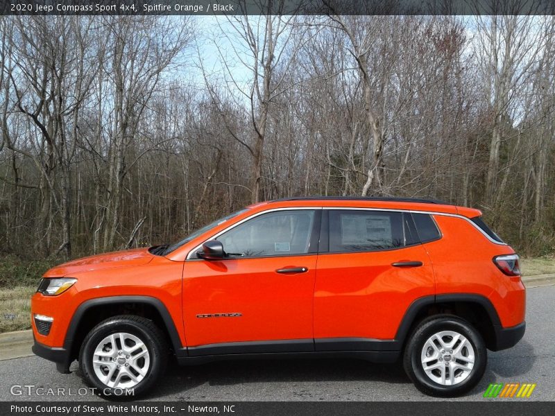Spitfire Orange / Black 2020 Jeep Compass Sport 4x4