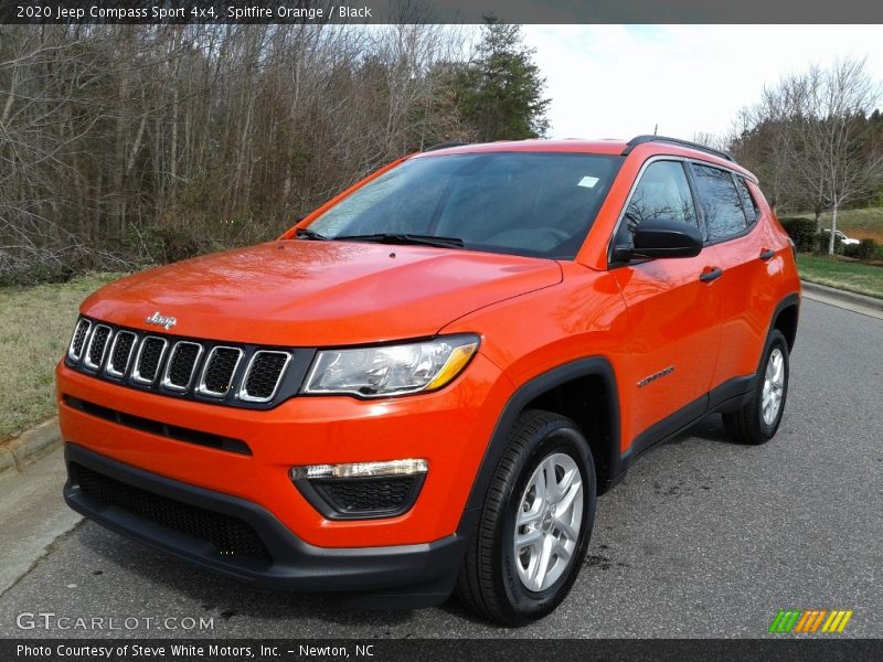 Spitfire Orange / Black 2020 Jeep Compass Sport 4x4