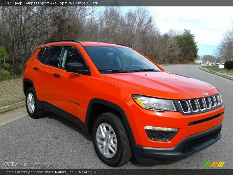Spitfire Orange / Black 2020 Jeep Compass Sport 4x4