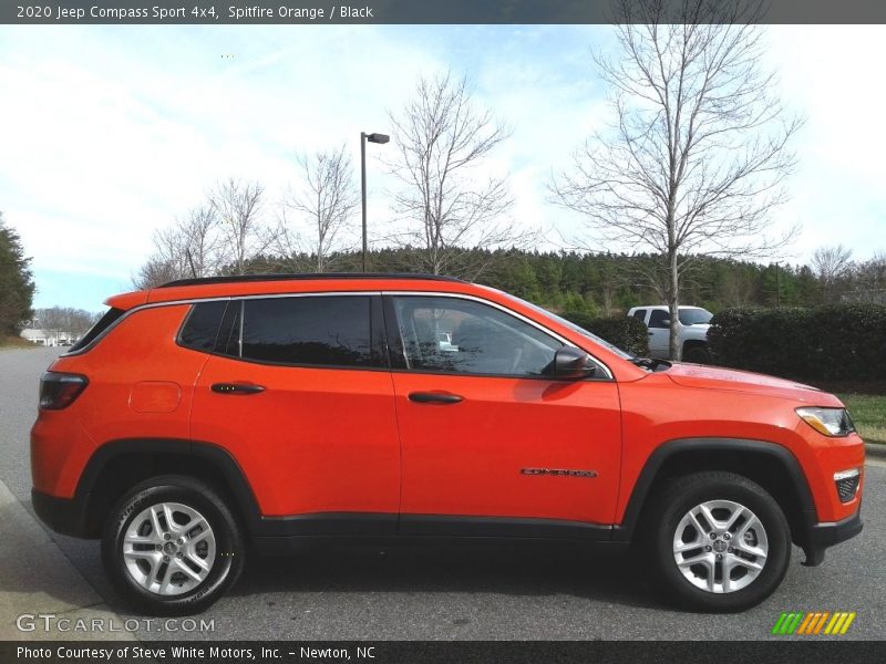 Spitfire Orange / Black 2020 Jeep Compass Sport 4x4