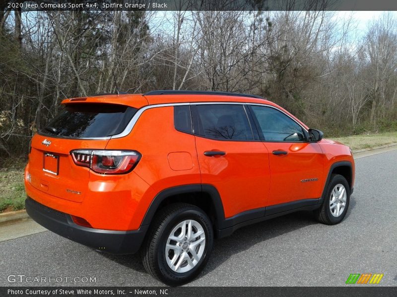 Spitfire Orange / Black 2020 Jeep Compass Sport 4x4