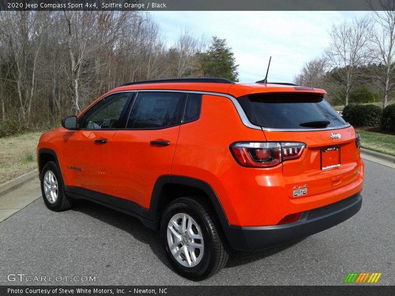 Spitfire Orange / Black 2020 Jeep Compass Sport 4x4