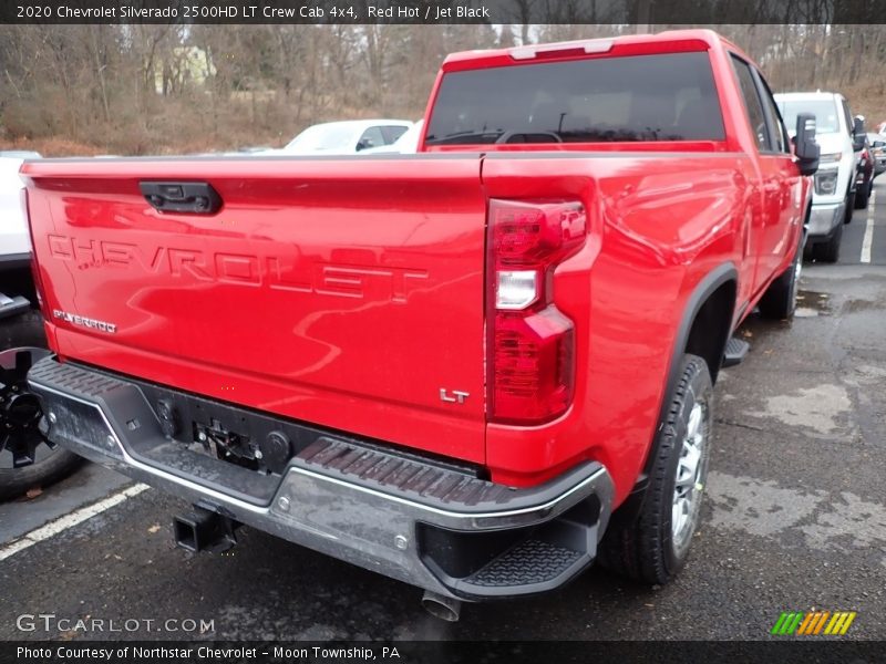 Red Hot / Jet Black 2020 Chevrolet Silverado 2500HD LT Crew Cab 4x4