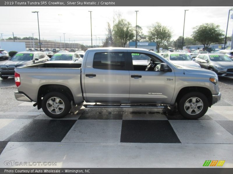 Silver Sky Metallic / Graphite 2019 Toyota Tundra SR5 CrewMax
