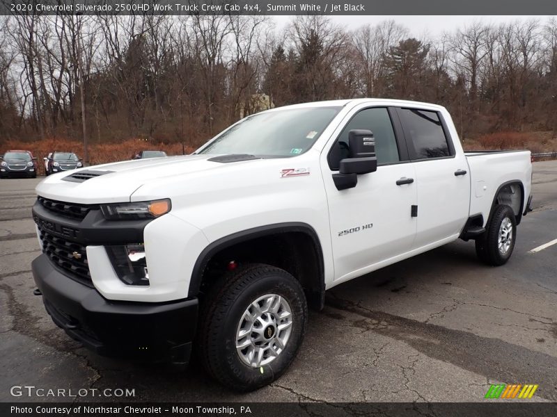 Summit White / Jet Black 2020 Chevrolet Silverado 2500HD Work Truck Crew Cab 4x4