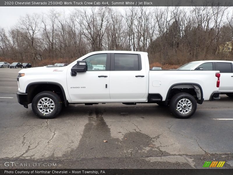 Summit White / Jet Black 2020 Chevrolet Silverado 2500HD Work Truck Crew Cab 4x4