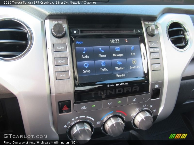 Silver Sky Metallic / Graphite 2019 Toyota Tundra SR5 CrewMax
