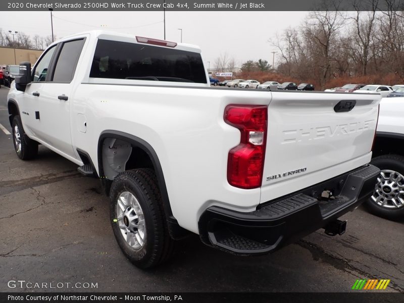 Summit White / Jet Black 2020 Chevrolet Silverado 2500HD Work Truck Crew Cab 4x4
