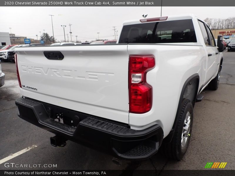 Summit White / Jet Black 2020 Chevrolet Silverado 2500HD Work Truck Crew Cab 4x4