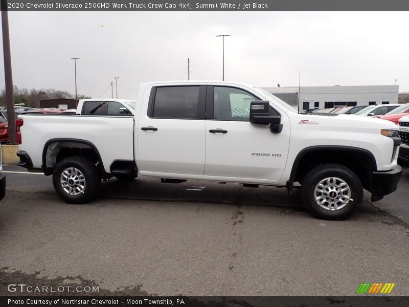 Summit White / Jet Black 2020 Chevrolet Silverado 2500HD Work Truck Crew Cab 4x4