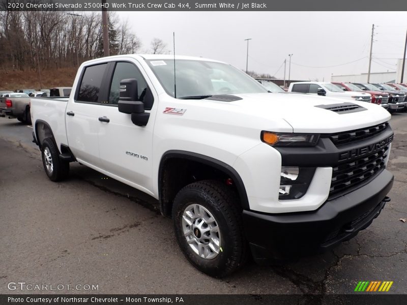 Summit White / Jet Black 2020 Chevrolet Silverado 2500HD Work Truck Crew Cab 4x4