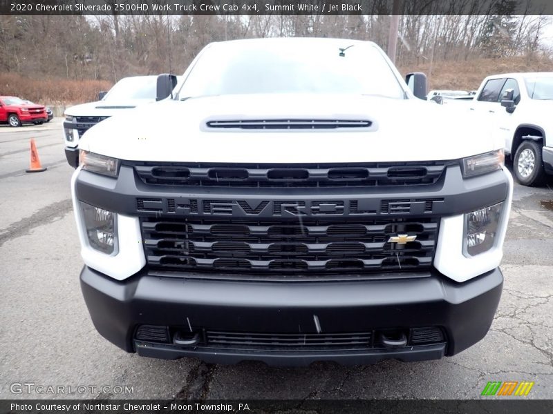 Summit White / Jet Black 2020 Chevrolet Silverado 2500HD Work Truck Crew Cab 4x4