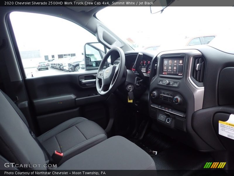 Summit White / Jet Black 2020 Chevrolet Silverado 2500HD Work Truck Crew Cab 4x4