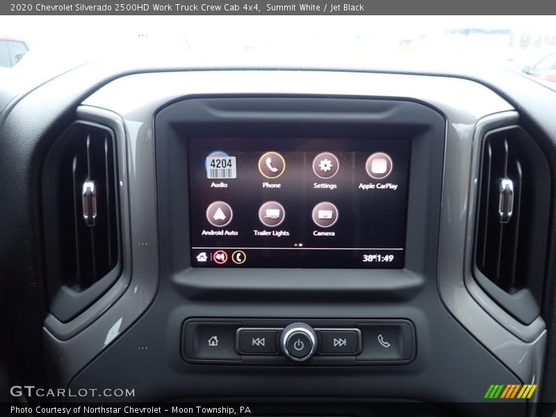 Summit White / Jet Black 2020 Chevrolet Silverado 2500HD Work Truck Crew Cab 4x4