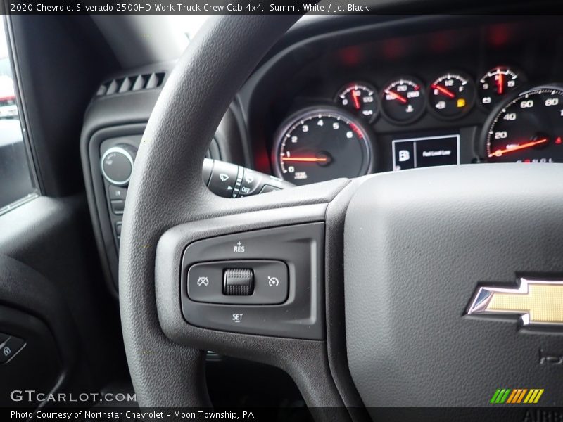 Summit White / Jet Black 2020 Chevrolet Silverado 2500HD Work Truck Crew Cab 4x4