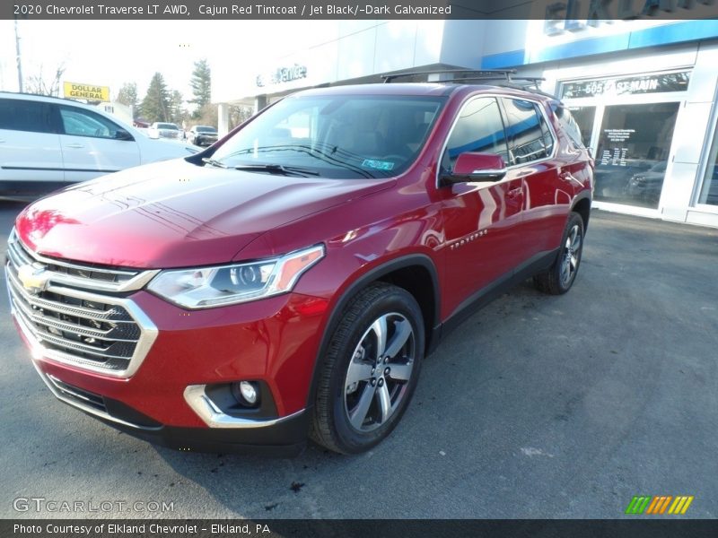 Cajun Red Tintcoat / Jet Black/­Dark Galvanized 2020 Chevrolet Traverse LT AWD
