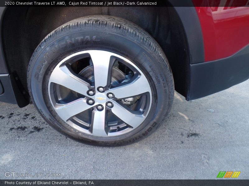 Cajun Red Tintcoat / Jet Black/­Dark Galvanized 2020 Chevrolet Traverse LT AWD