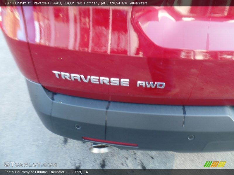 Cajun Red Tintcoat / Jet Black/­Dark Galvanized 2020 Chevrolet Traverse LT AWD
