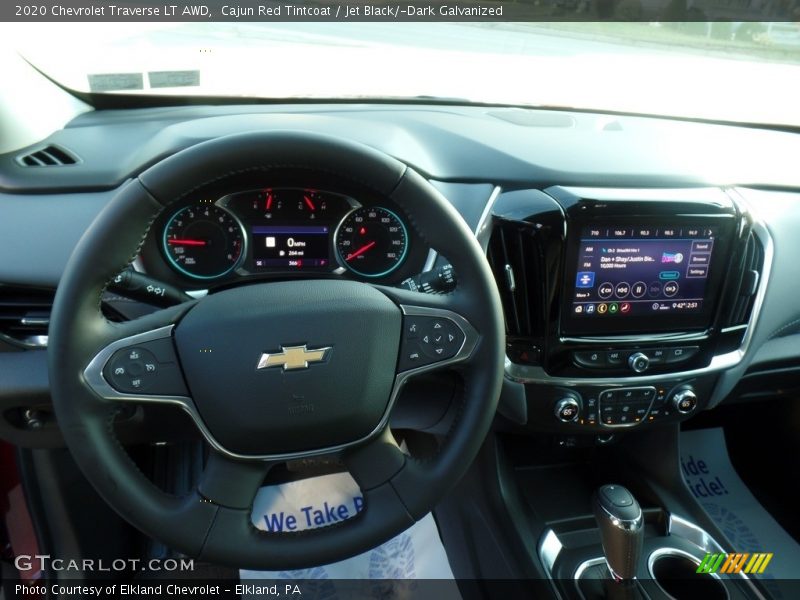 Cajun Red Tintcoat / Jet Black/­Dark Galvanized 2020 Chevrolet Traverse LT AWD