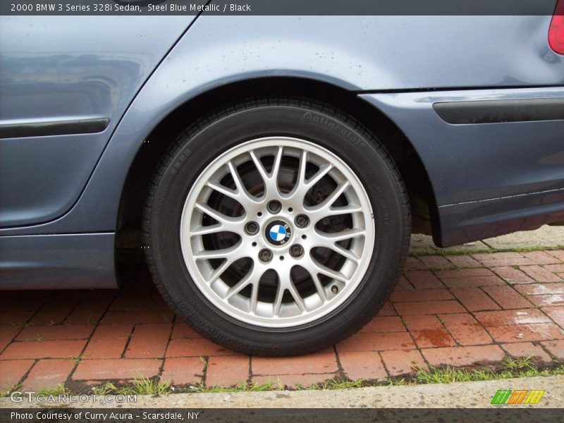 Steel Blue Metallic / Black 2000 BMW 3 Series 328i Sedan