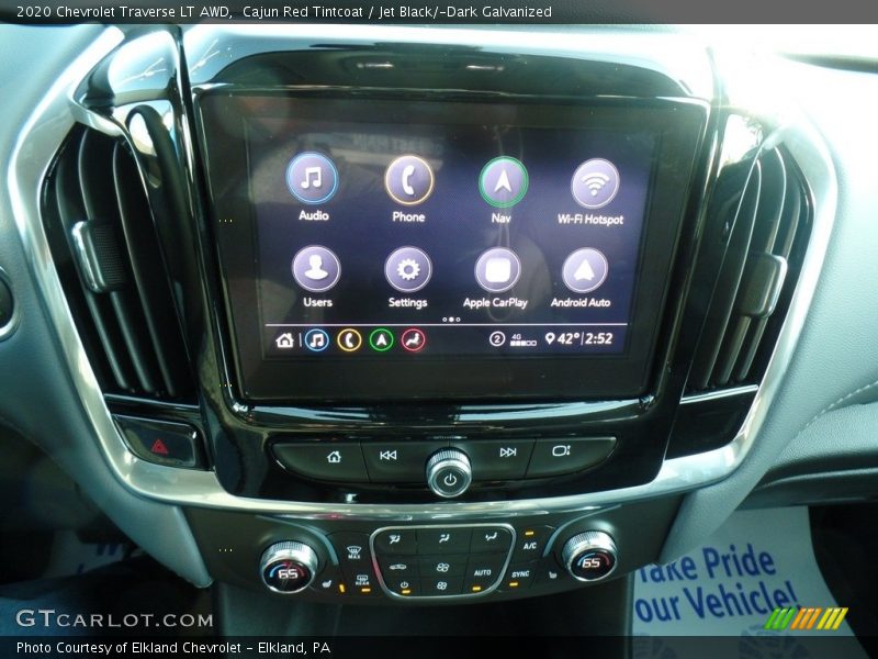 Cajun Red Tintcoat / Jet Black/­Dark Galvanized 2020 Chevrolet Traverse LT AWD