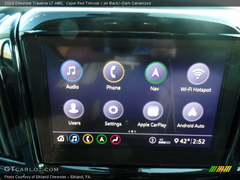 Cajun Red Tintcoat / Jet Black/­Dark Galvanized 2020 Chevrolet Traverse LT AWD