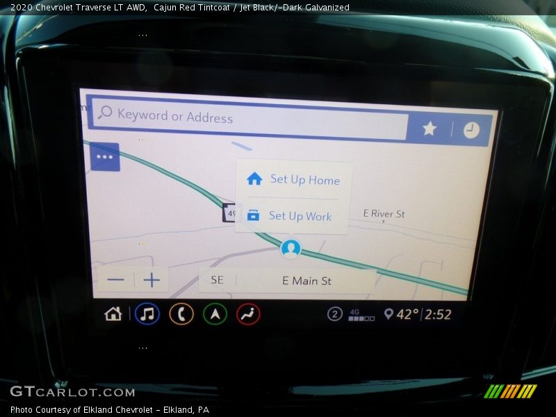 Cajun Red Tintcoat / Jet Black/­Dark Galvanized 2020 Chevrolet Traverse LT AWD