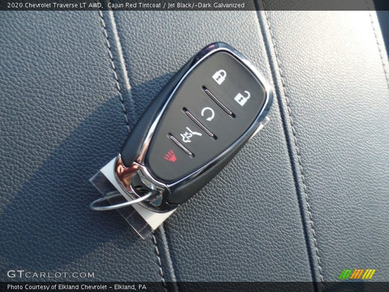 Cajun Red Tintcoat / Jet Black/­Dark Galvanized 2020 Chevrolet Traverse LT AWD