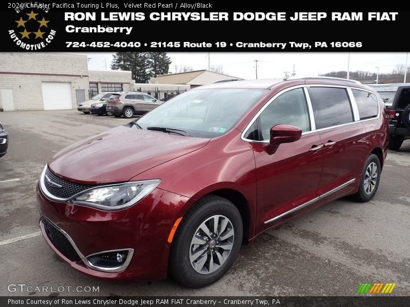 Velvet Red Pearl / Alloy/Black 2020 Chrysler Pacifica Touring L Plus