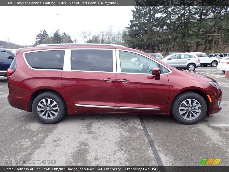 Velvet Red Pearl / Alloy/Black 2020 Chrysler Pacifica Touring L Plus