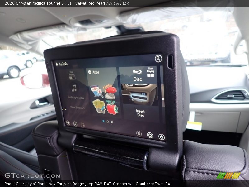 Velvet Red Pearl / Alloy/Black 2020 Chrysler Pacifica Touring L Plus