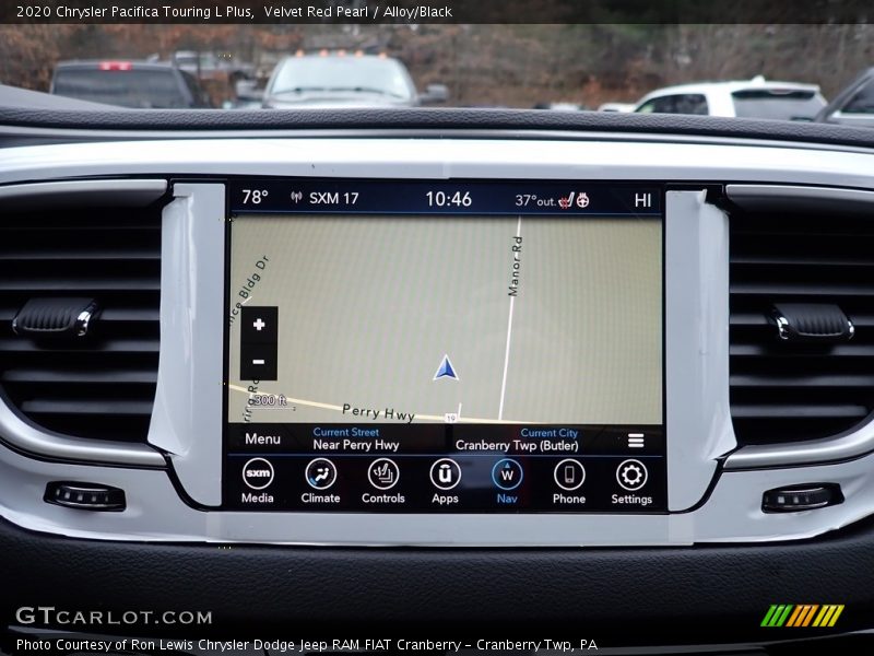 Velvet Red Pearl / Alloy/Black 2020 Chrysler Pacifica Touring L Plus
