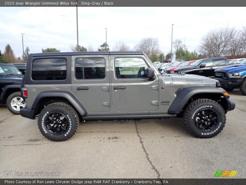  2020 Wrangler Unlimited Willys 4x4 Sting-Gray