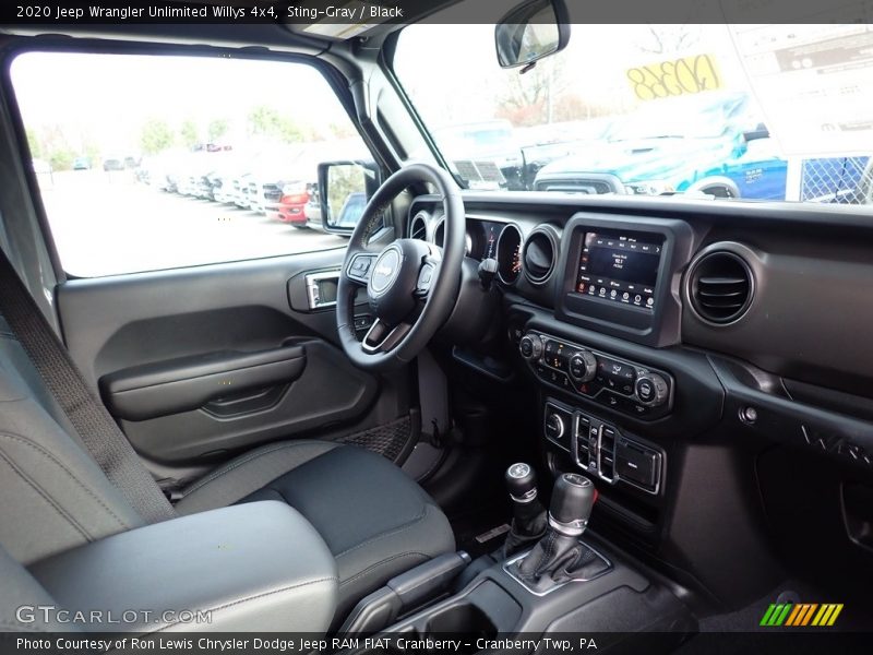 Sting-Gray / Black 2020 Jeep Wrangler Unlimited Willys 4x4
