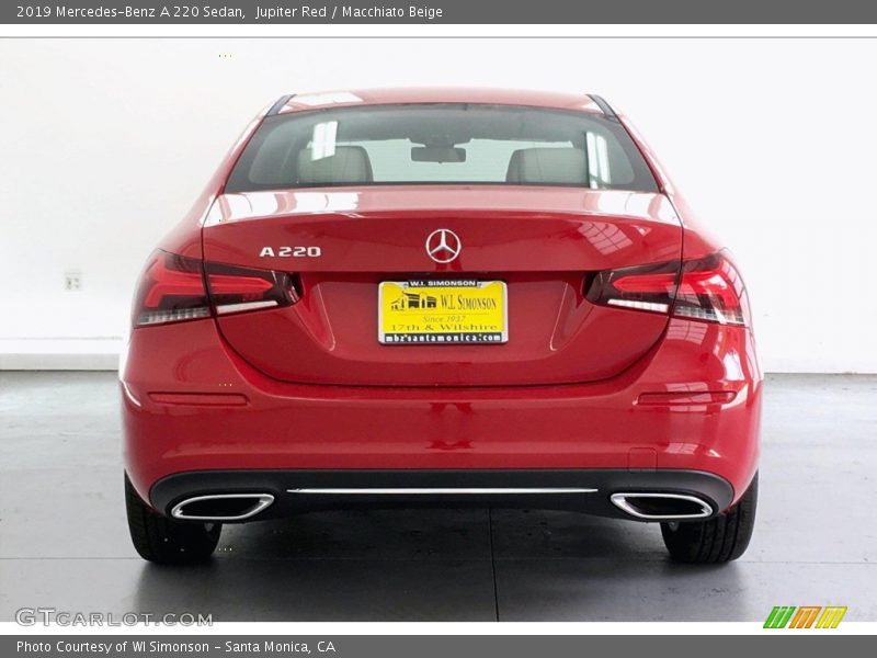 Jupiter Red / Macchiato Beige 2019 Mercedes-Benz A 220 Sedan