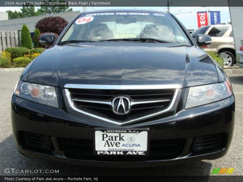 Nighthawk Black Pearl / Parchment 2004 Acura TSX Sedan