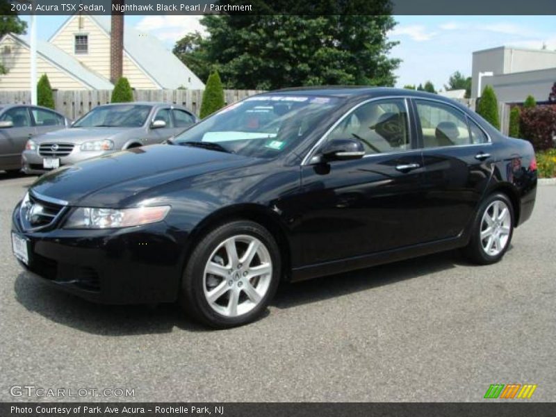 Nighthawk Black Pearl / Parchment 2004 Acura TSX Sedan