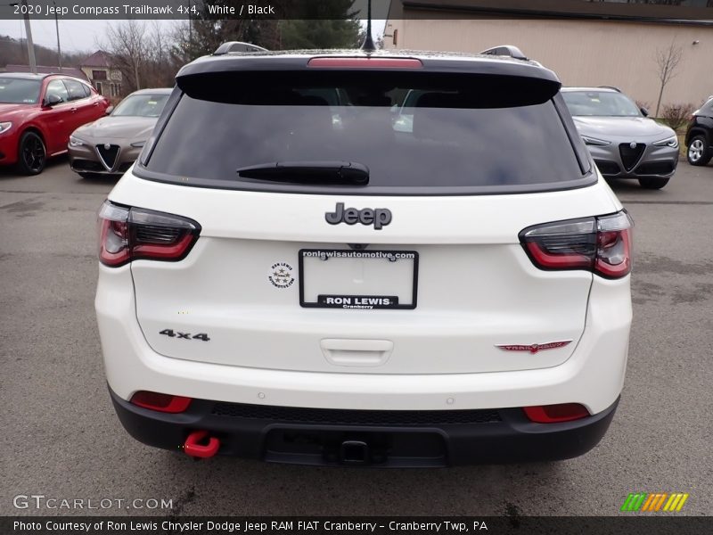 White / Black 2020 Jeep Compass Trailhawk 4x4