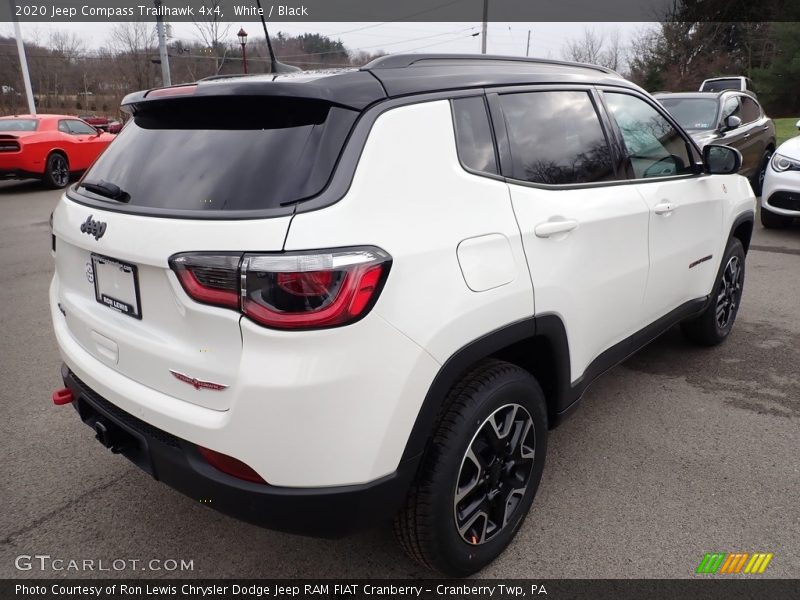 White / Black 2020 Jeep Compass Trailhawk 4x4