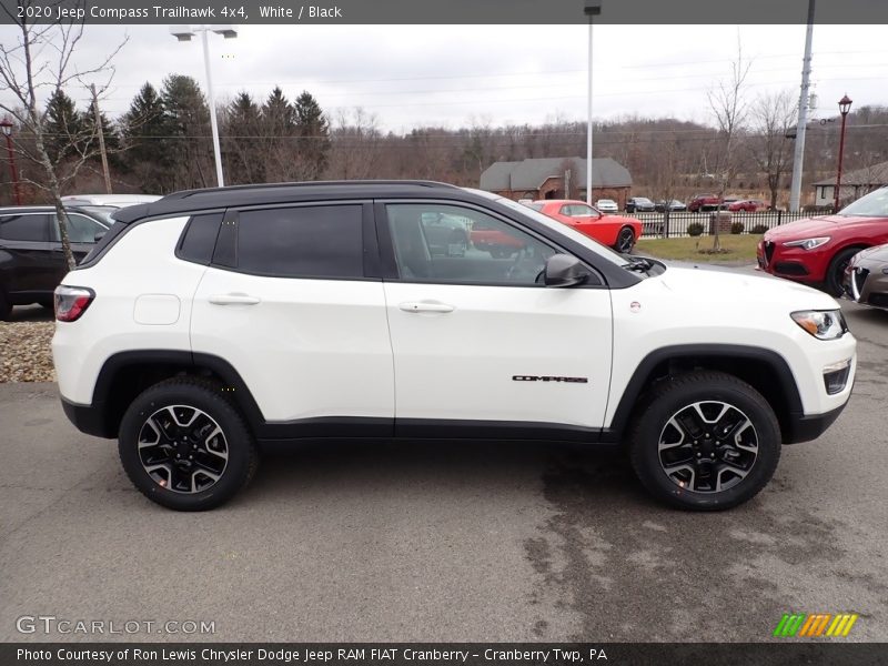White / Black 2020 Jeep Compass Trailhawk 4x4